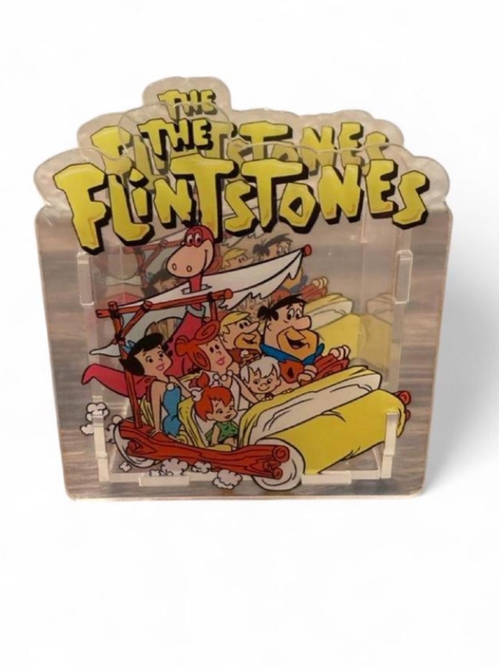 The Flintstones Acrylic Display Pen/ Makeup Brush Stand